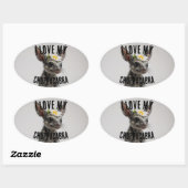 ラブチュプラカブラ 楕円形シール (シート)