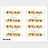 ラブチューリップで手作りステッカー 長方形シール (シート)