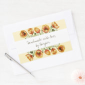 ラブチューリップで手作りステッカー 長方形シール (封筒)