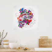 ラブチョウポスター ポスター (キッチン)