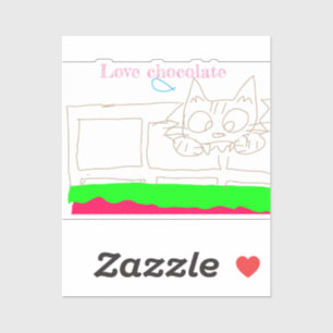 ラブチョコレートシール シール