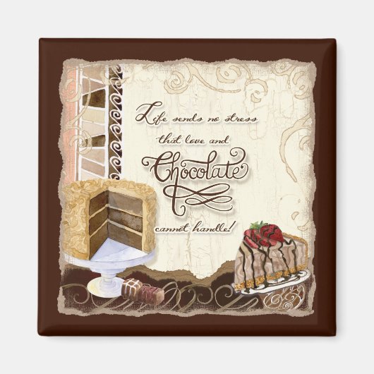 ラブチョコレートマグネット マグネット (正面)