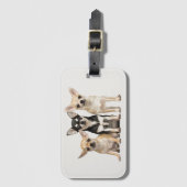 ラブチワハス ラゲッジタグ (正面縦)