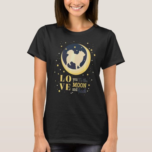 ラブチワホーニョチワホアザ・ムーン Tシャツ (正面)
