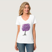 ラブツリーさくらんぼ花 Tシャツ (正面フル)