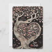 ラブツリーウェディング・セーブ・ザ・デート 招待状 (裏面)