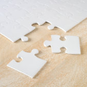 ラブツリーオブライフアートホワイトグリーンピンクハートかわいい ジグソーパズル (側面)