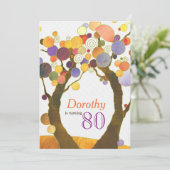 ラブツリーズ80th誕生日パーティー 招待状 (スタンド正面)