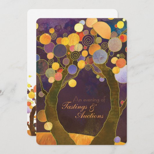 ラブツリーチャリティーファンドレイジングオークションディナー 招待状 (正面/裏面)