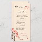 ラブツリーハート結婚のメニュー メニュー (正面/裏面)