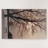 ラブツリーパズルデラウェア公園バッファローNY jjhelene ジグソーパズル (横)