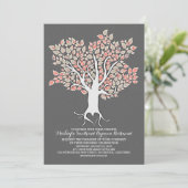 ラブツリー エレガント モダン ウェディング 招待状 (スタンド正面)
