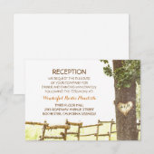 ラブツリー カントリー ウェディング 受付 カード (正面/裏面)