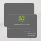 ラブツリー スワール ウェディング 招待状 (正面/裏面)