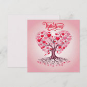 ラブツリー バレンタインデー シーズンカード (正面/裏面)