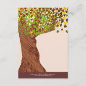 ラブツリー フォーリングハート リーフ レセプションカード エンクロージャーカード (裏面)