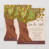 ラブツリー フォーリング ハート リーブス セイブ ザ デート セーブザデート (正面/裏面)