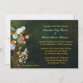 ラブツリー（青）:フォーマル結婚式招待状 招待状 (裏面)