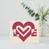 ラブツートーンワインパープル ポストカード (スタンド正面)