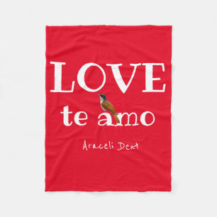 ラブテアモ フリースブランケット