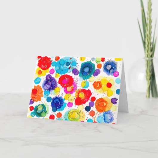 ラブティチュードザバブルルームバックトゥザバブルアガ サンキューカード (正面)