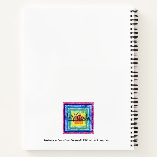 ラブティドジャーナルハイウッドワイルドフラワーズ ノートブック (裏面)