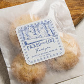 ラブティンニンジンブライダルシャワー スクエアシール