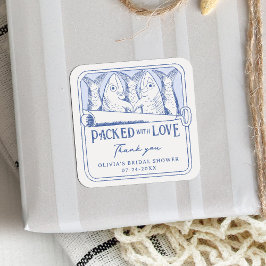 ラブティンニンジンブライダルシャワー スクエアシール