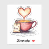 ラブティーバレンタインデー シール (シート)