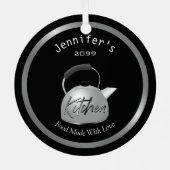 ラブティーポットクリスマスオーナメントで作った食品 メタルオーナメント (裏面)