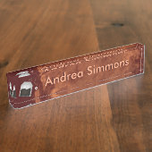 ラブティー デスクネームプレート (側面)