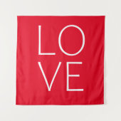 ラブテキストデザイン タペストリー (正面)