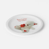 ラブテディカスタム紙プレート ペーパープレート (アングル)