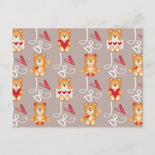 ラブテディベア ポストカード (正面)