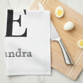 ラブテニスプレーヤーイエローボールスポーツタオル キッチンタオル