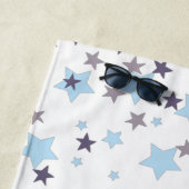 ラブテニスラケット&ボールスターカラフルズ ビーチタオル (インサイチュ)