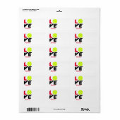 ラブテニス ラベル (フルシート)