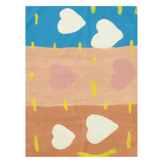 ラブテーブルクロスの風 テーブルクロス (正面)