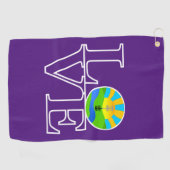 ラブディスクゴルフバスケットゴルフタオル ゴルフタオル (横)