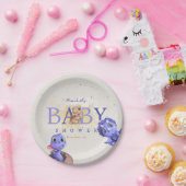 ラブディノシンプル男の赤ちゃんおもしろいかわいいドラゴン ペーパープレート (パーティー)