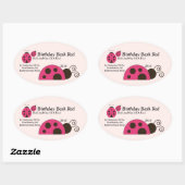 ラブディバグワインラベル 楕円形シール (シート)