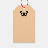 ラブディ名を持つギフトラベルレース模様 ギフトタグ (裏面)