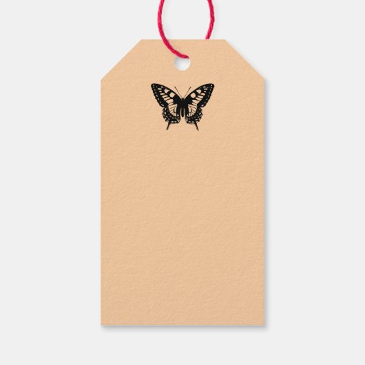 ラブディ名を持つギフトラベルレース模様 ギフトタグ (裏面)