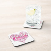 ラブデイジーハートピンク コースター (右側)