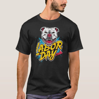 ラブデイドッグスマイル顔 Tシャツ