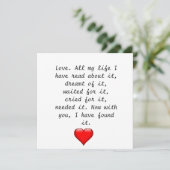 ラブデイホリデーカード シーズンカード (スタンド正面)