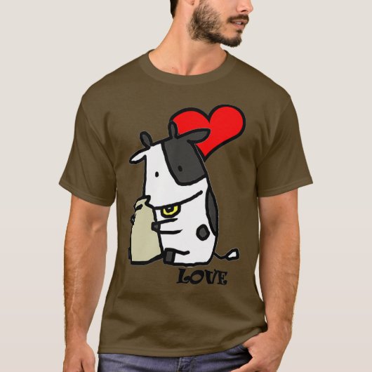 ラブデイリーカウズ農業 Tシャツ (正面)
