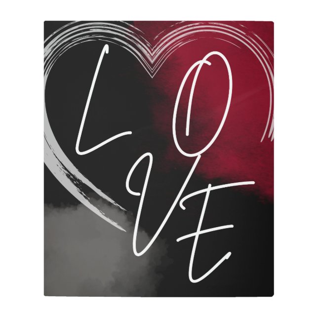 ラブデザインアート メタルプリント (正面)