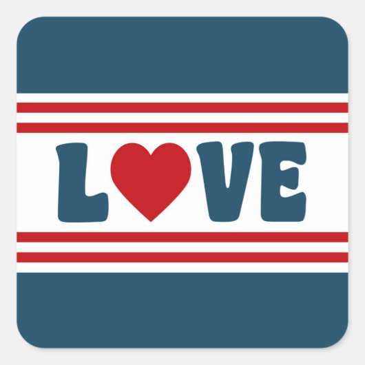 ラブデザイン スクエアシール (正面)