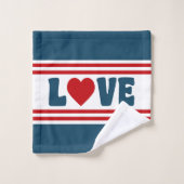 ラブデザイン バスタオルセット (ウォッシュタオル)